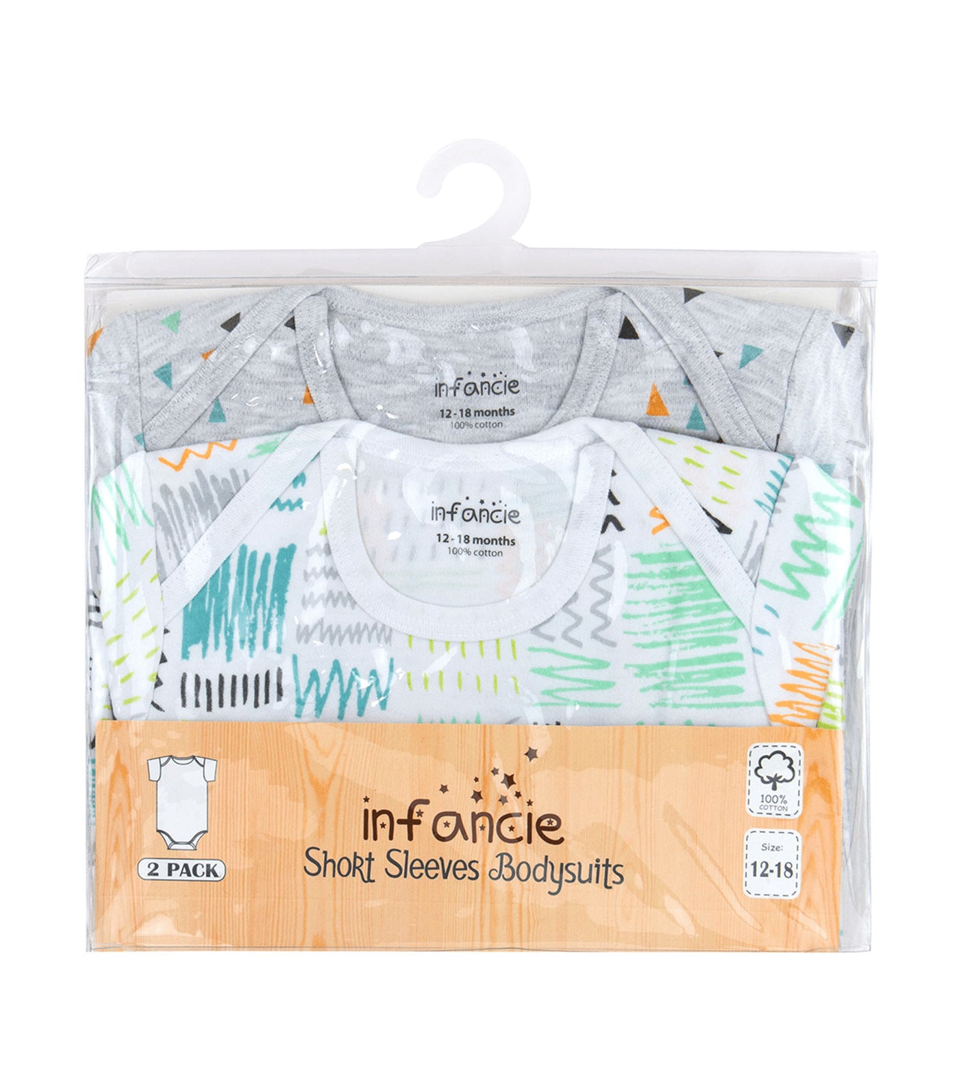 2-Pack Short Sleeves Bodysuits