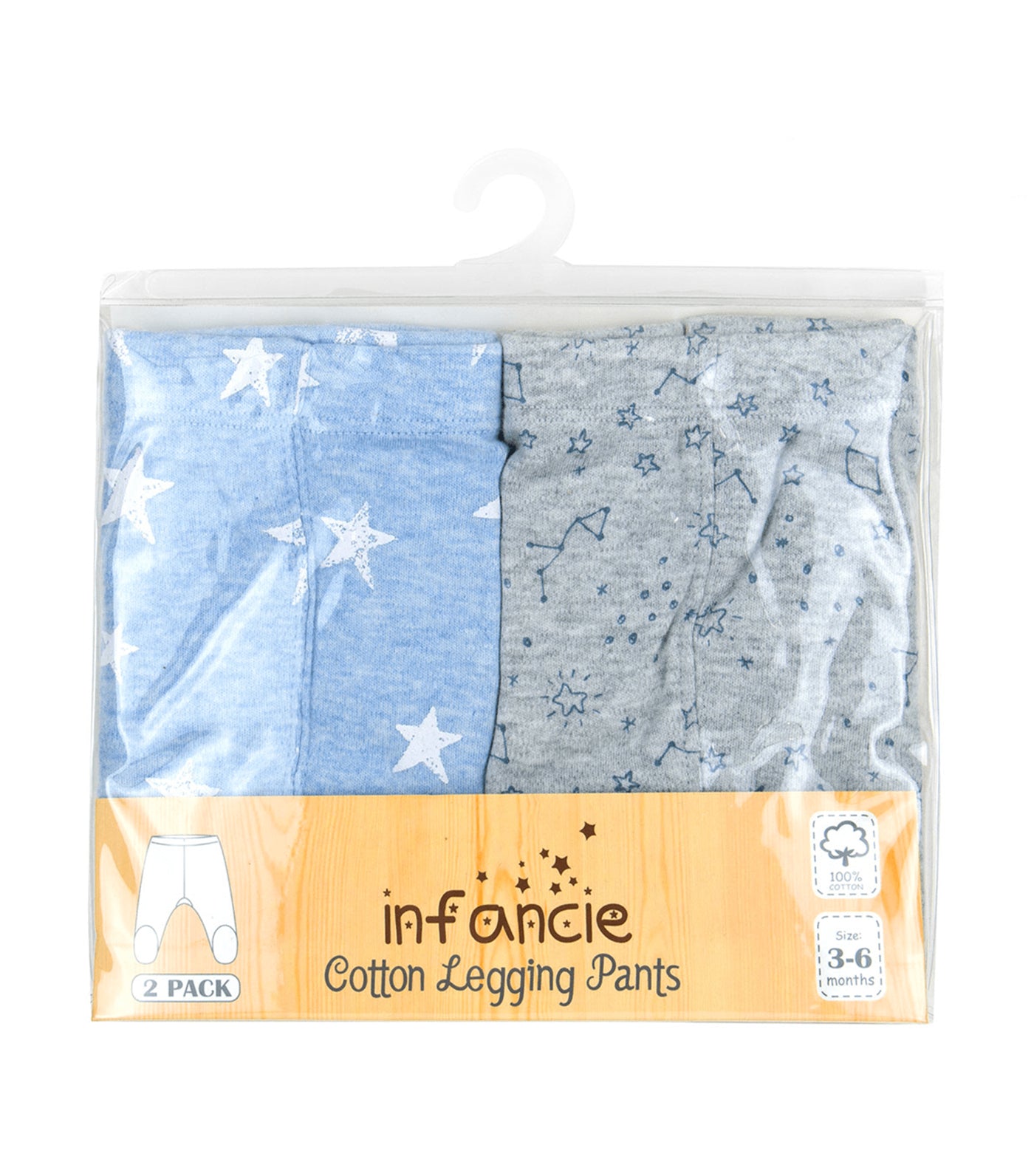 2-Pack Footed Leggings