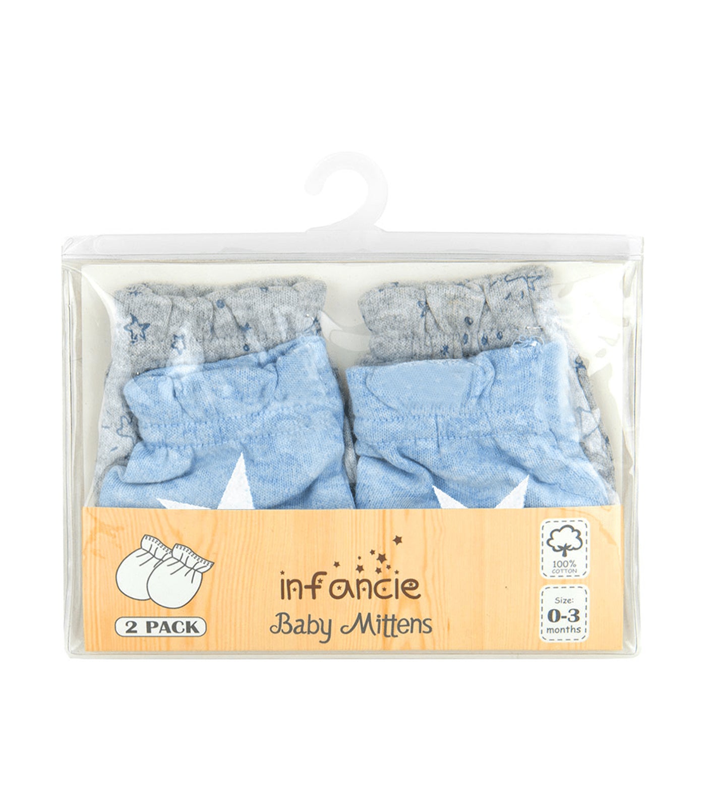 2-Pack Baby Mittens