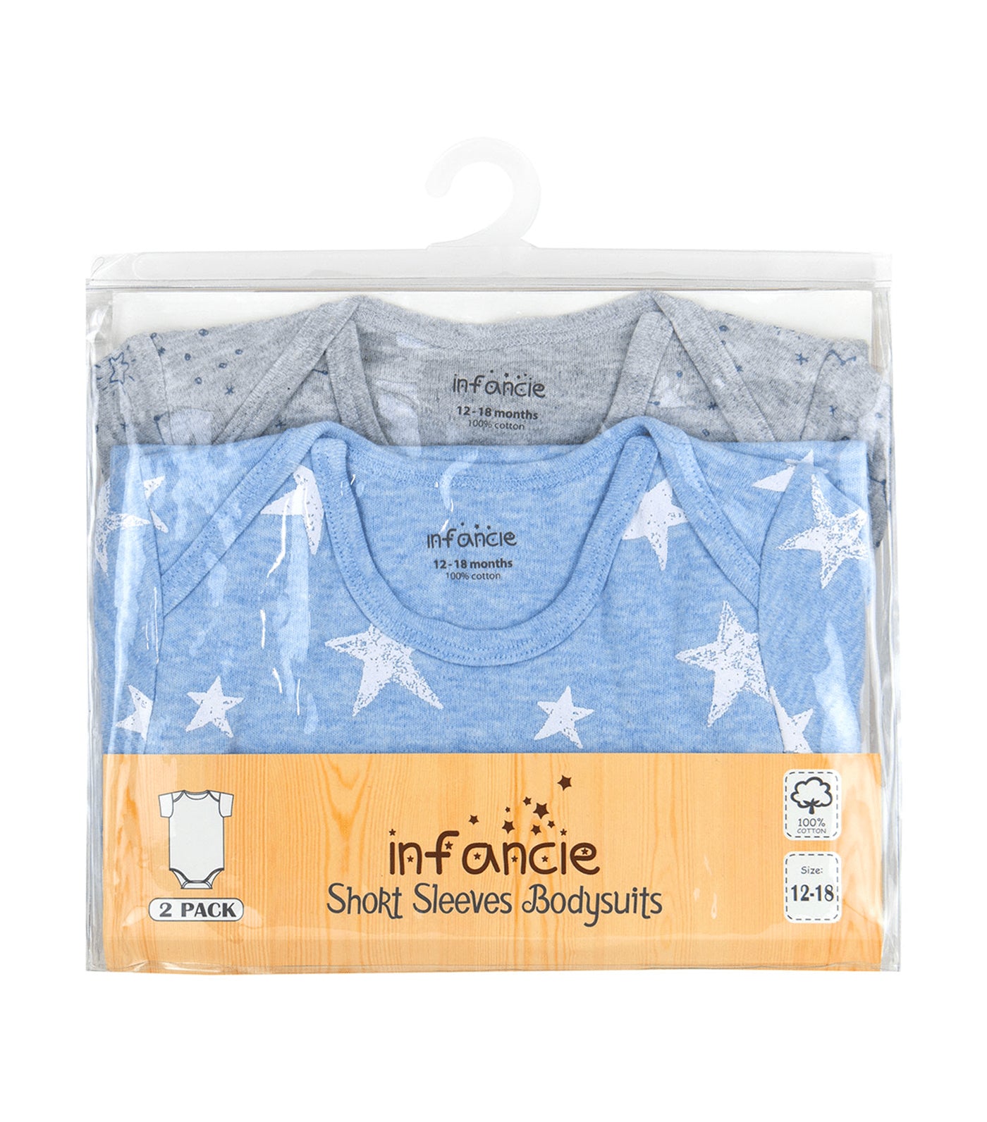 2-Pack Short Sleeves Bodysuits
