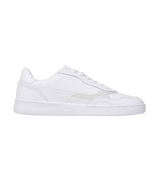 Tommy Hilfiger Men's Retro Inspired Leather Cupsole Sneaker White