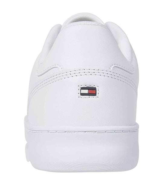 Men's Retro Inspired Leather Cupsole Sneaker White