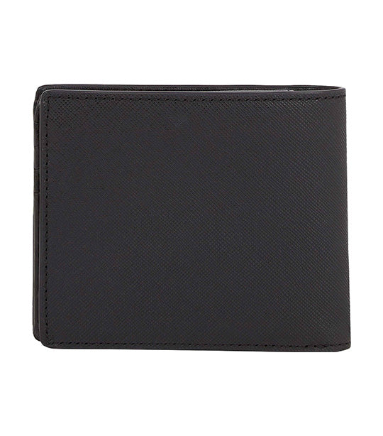 Men's Central CC Flap And Coin Wallet Black