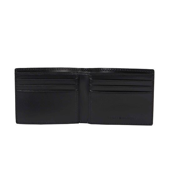 Men's Monogram Leather Mini CC Wallet Black