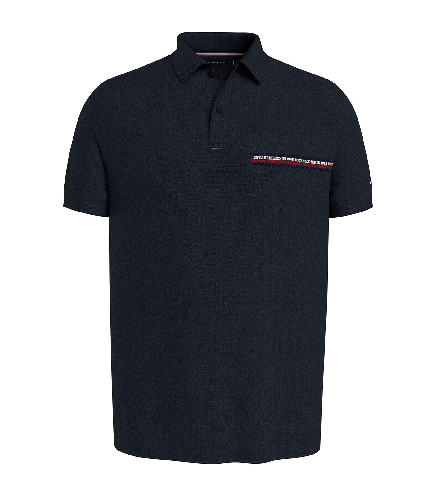 TOMMY HILFIGER - Men's regular colorblock polo shirt - Size 