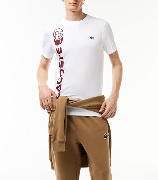 Lacoste Tennis x Daniil Medvedev Regular Fit T-Shirt White