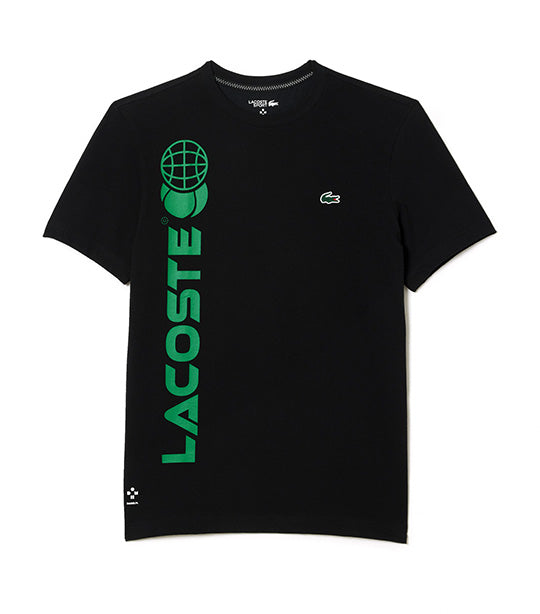 Lacoste Tennis x Daniil Medvedev Regular Fit T-Shirt Black