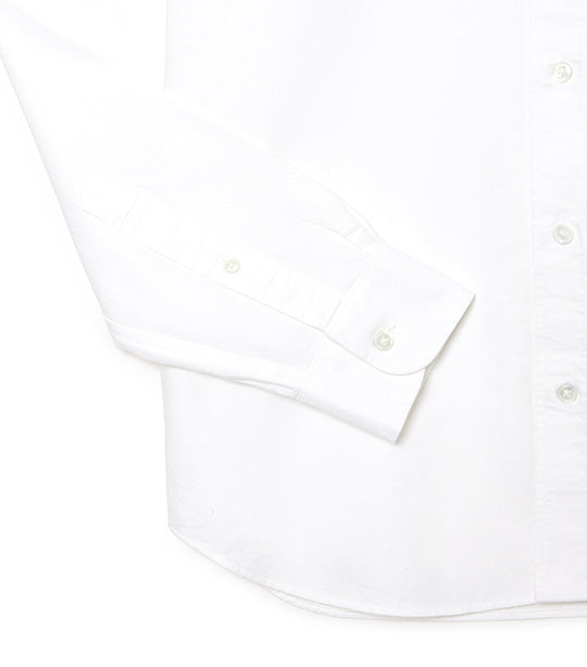 Short Sleeved Oxford Cotton Shirt White