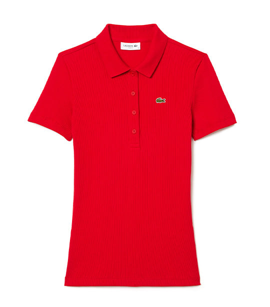 Women’s Organic Cotton Polo Shirt Red