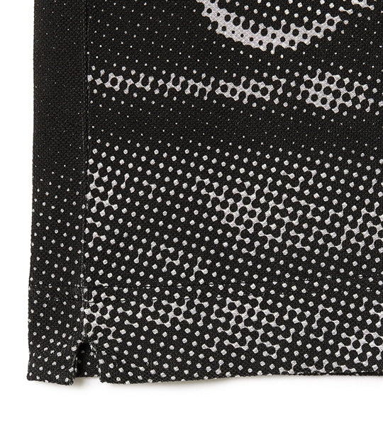 Original L.12.12 René Lacoste Print Polo Shirt Black
