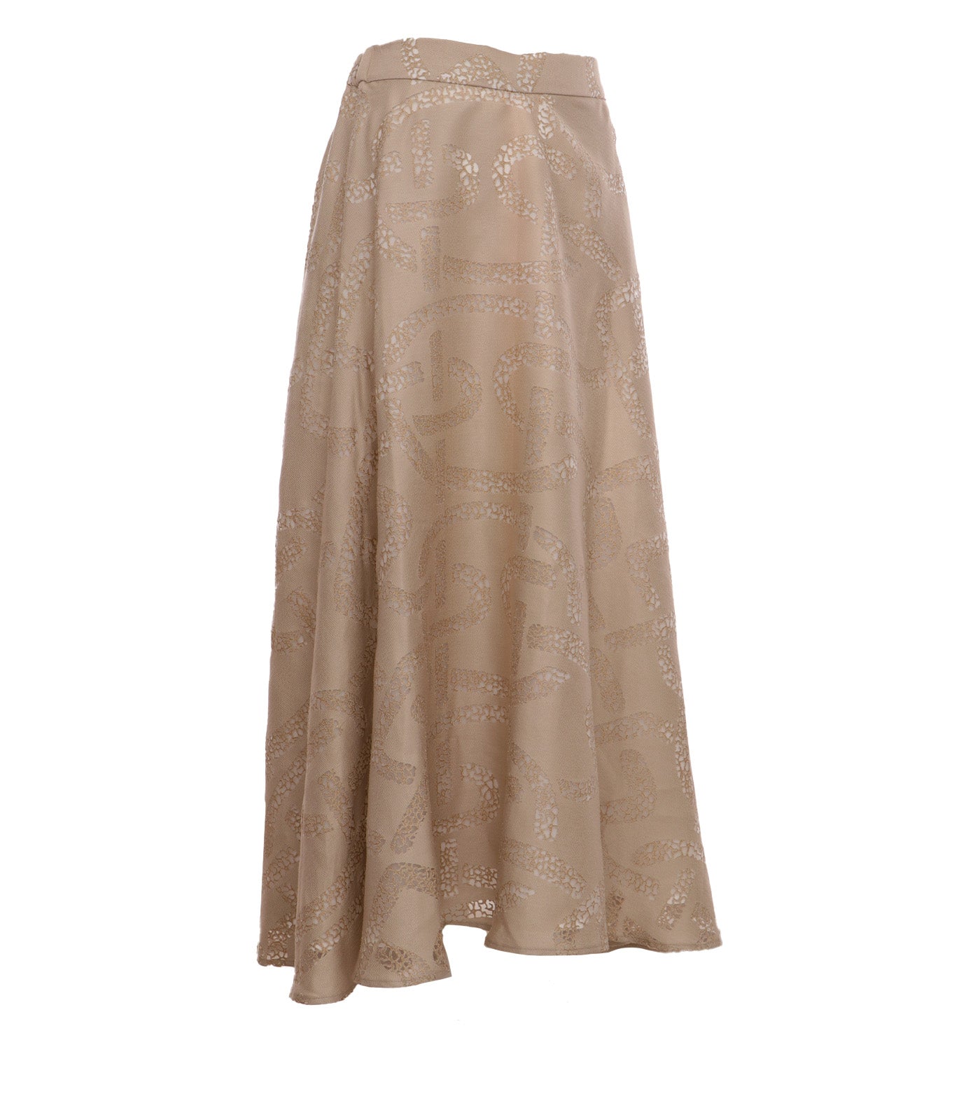 Embay Full Biased Skirt Beige