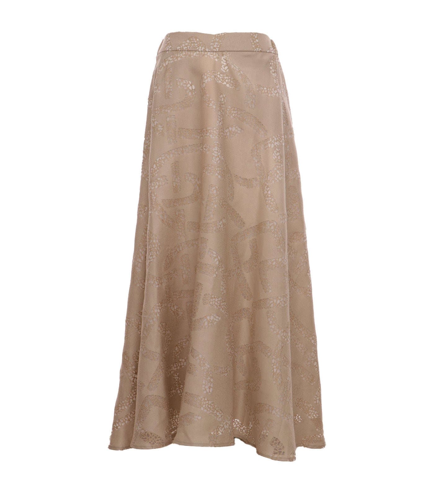 Embay Full Biased Skirt Beige