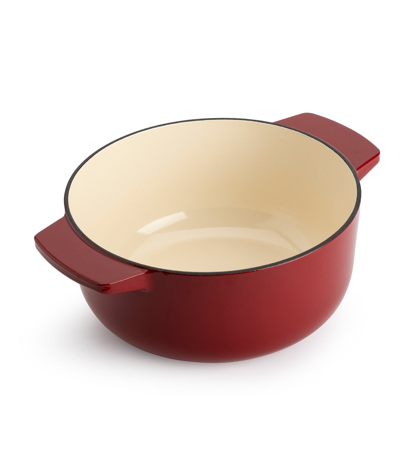 Cast Iron Casserole Empire Red with Lid - 26cm