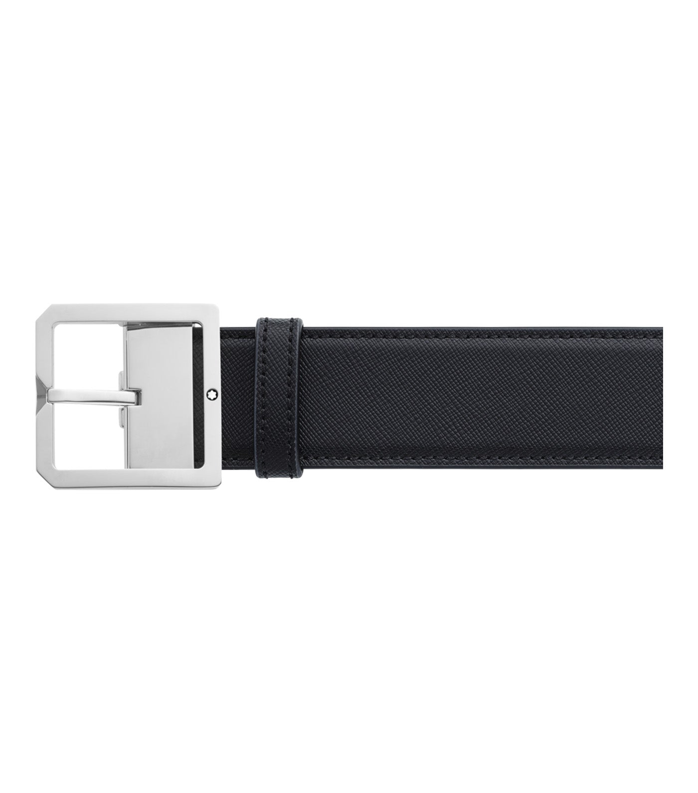 40mm Reversible Leather Belt Black/Gray