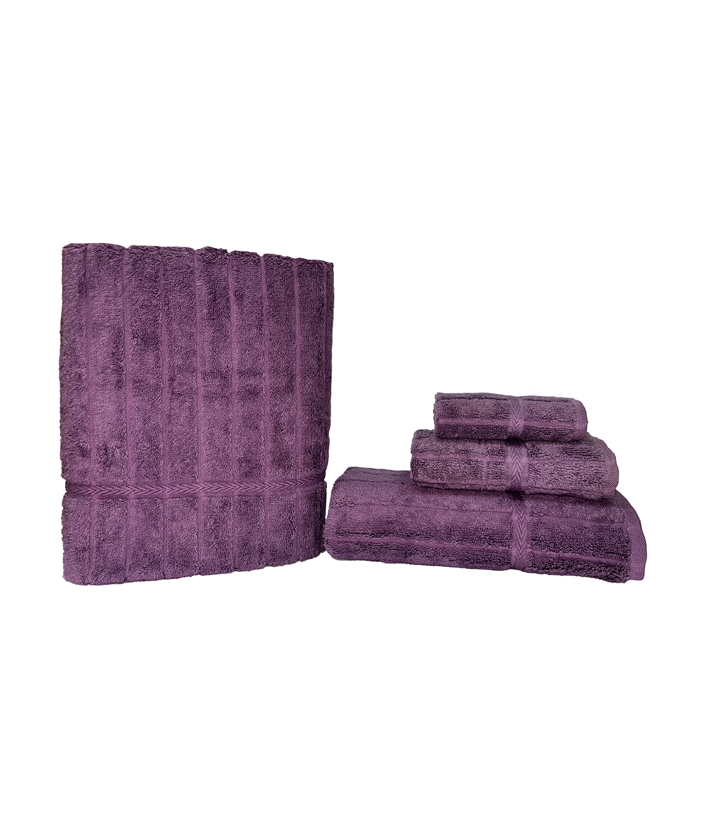 Stripes Towel Collection - Glazed Purple