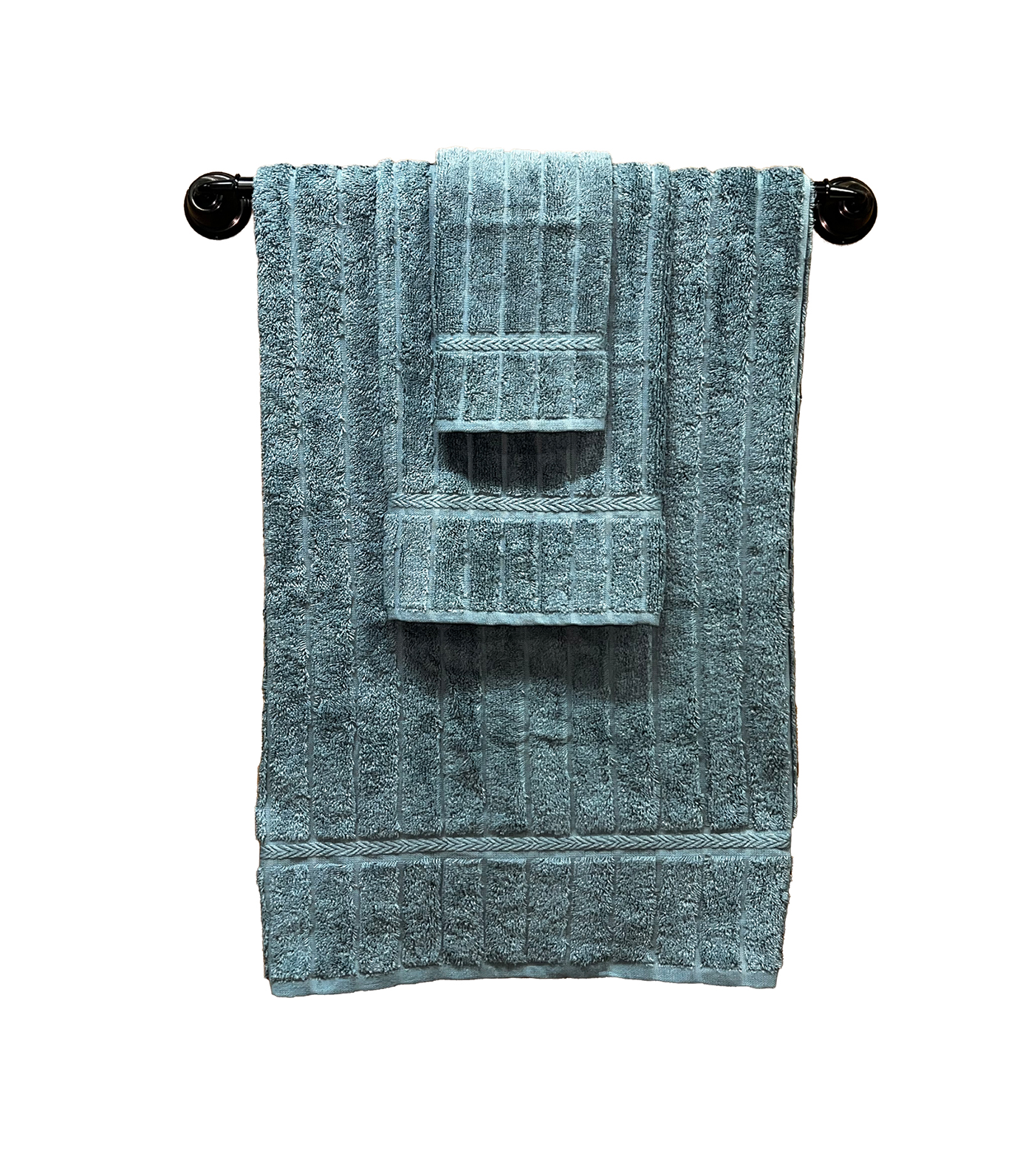 Stripes Towel Collection - Slate Gray