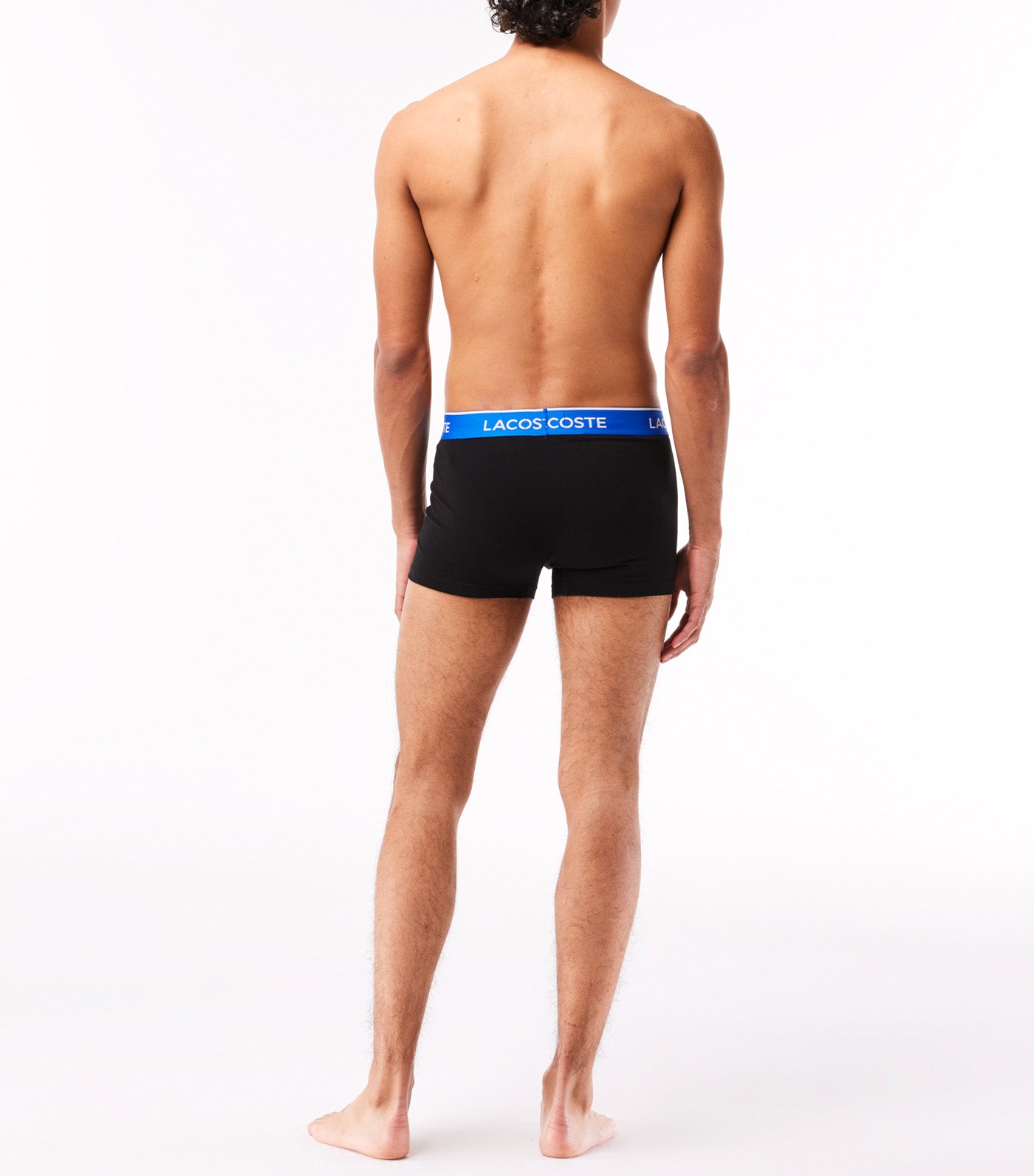 Pack of 3 Navy Casual Boxer Briefs With Contrasting Waistband Black/Marina-Overview-Gra