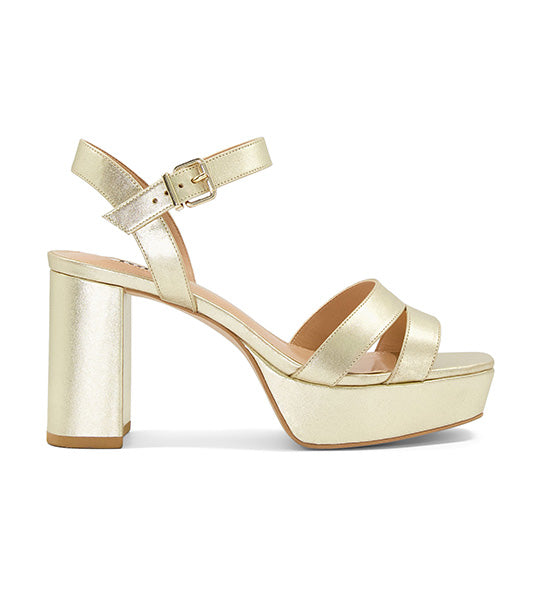 Dune cheap gold heels