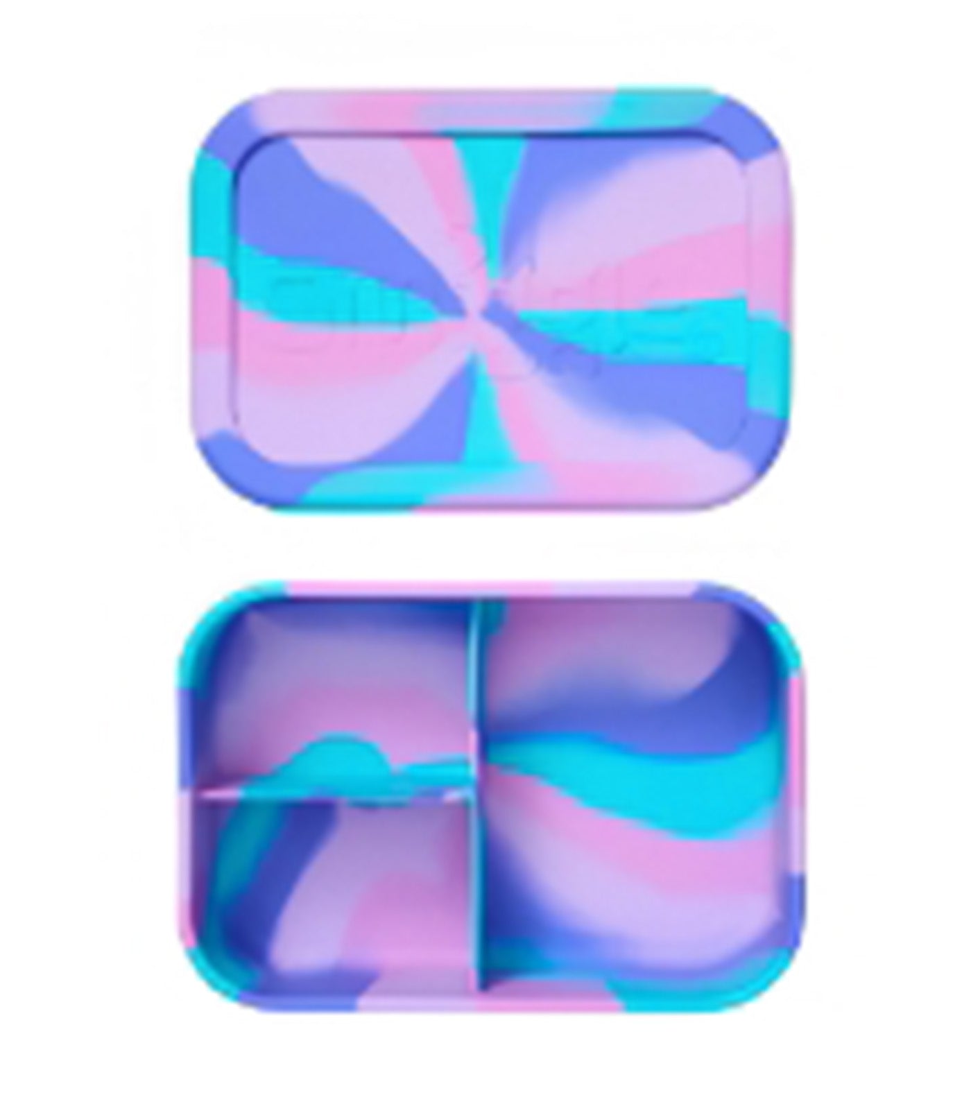 Smiggle Silicone Medium Bento Lunchbox Lilac