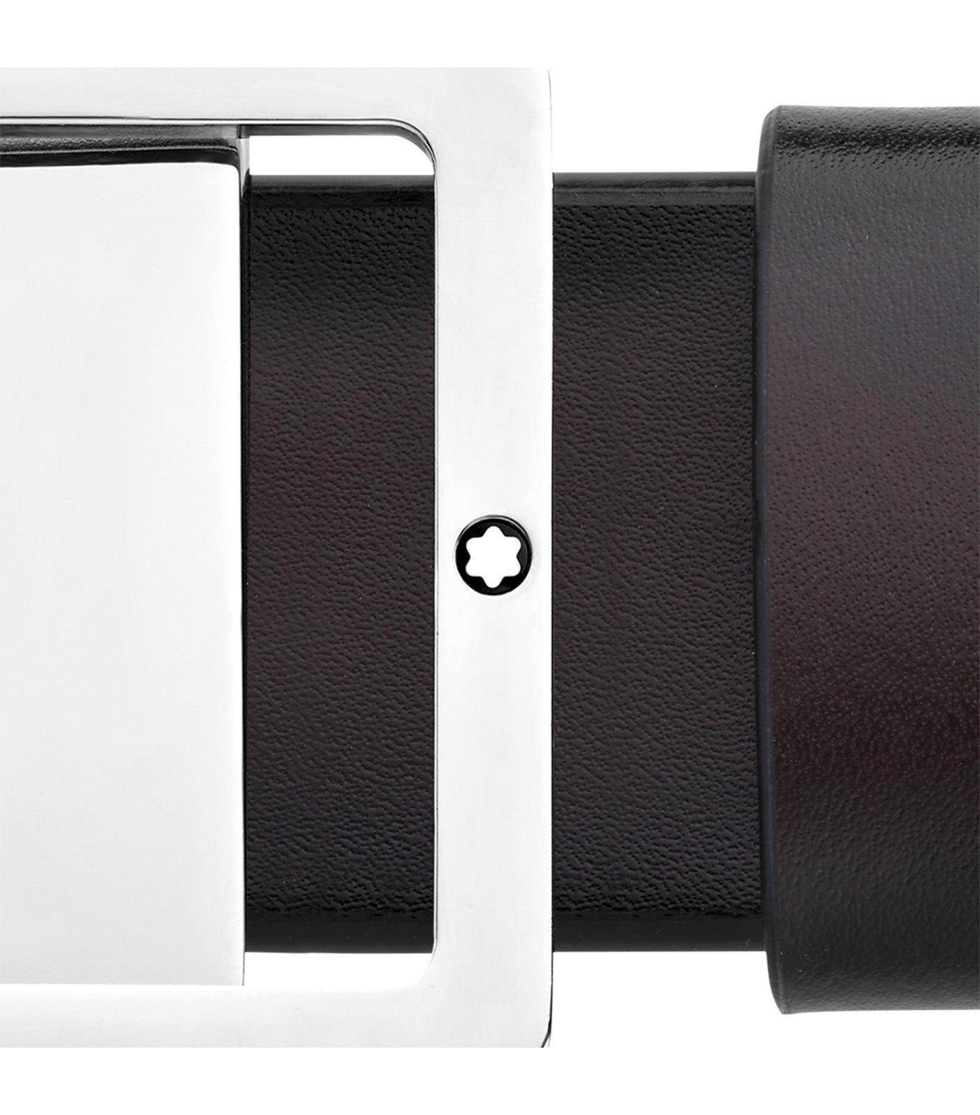 35mm Reversible Leather Belt Brown/Gray