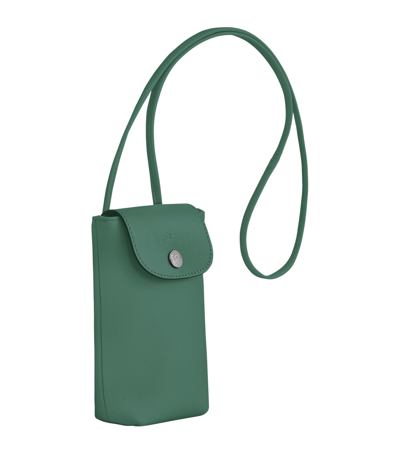Le Pliage Xtra Phone Case with Leather Lace Sage