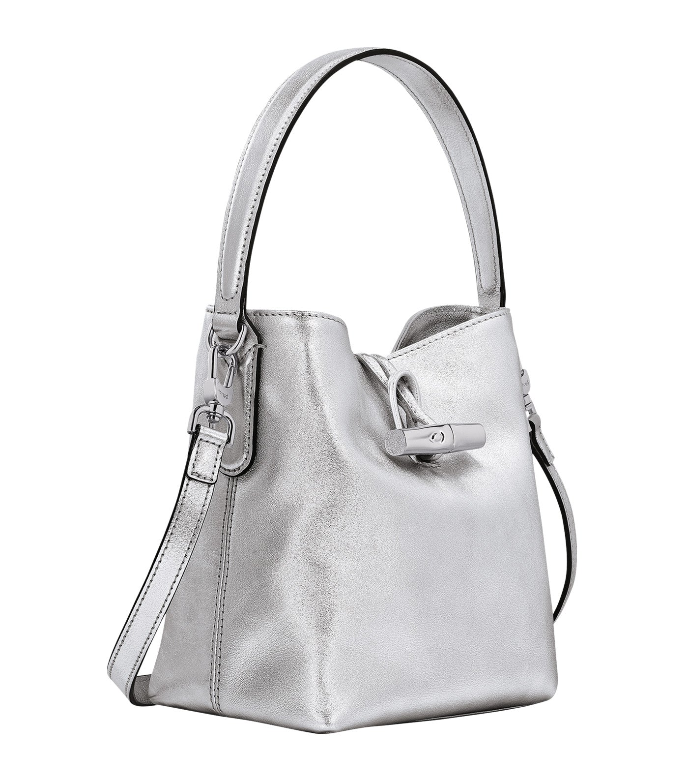 Roseau Essential Colors Bucket Bag XS Silver