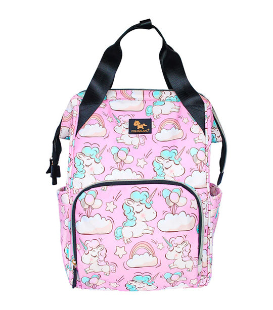 Bolide Baby Changing Backpack Printed Pink