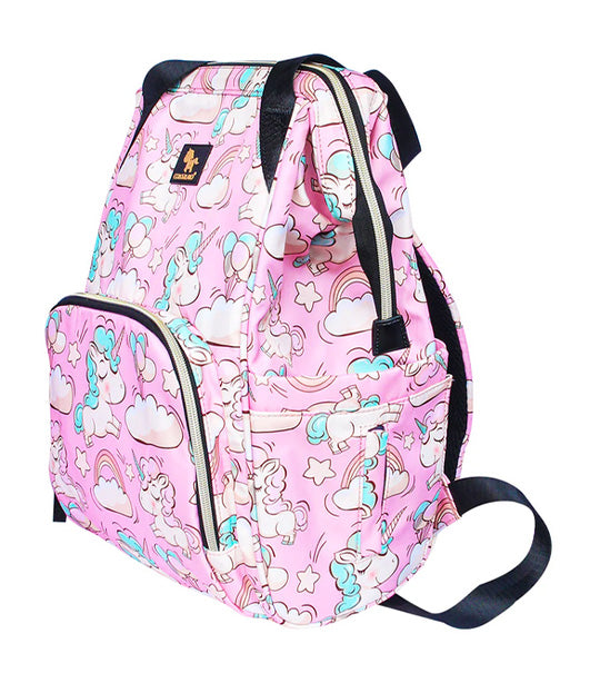 Bolide Baby Changing Backpack Printed Pink
