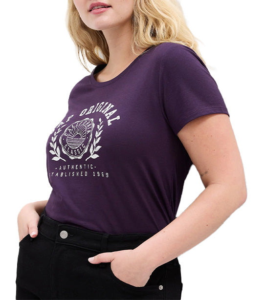 Favorite Graphic T-Shirt Deep Grape Gap OG