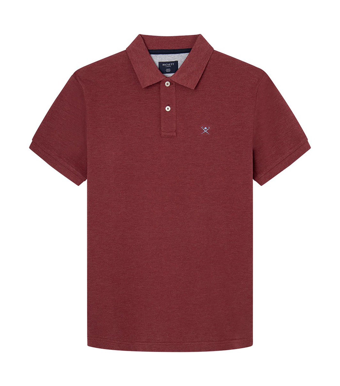 Slim Fit Logo Polo Dusty Red