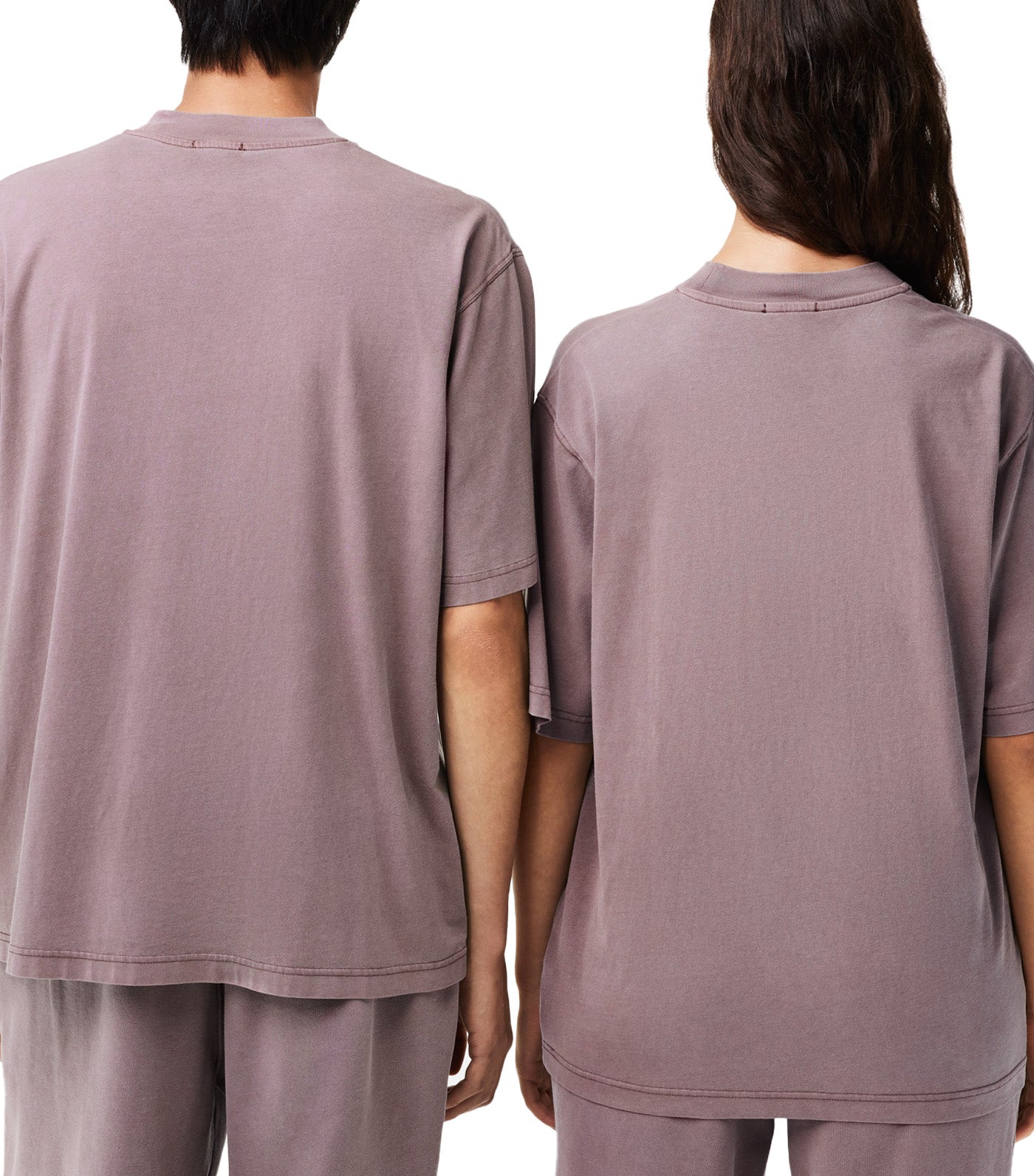 Loose Fit Cotton Jersey T-Shirt  Eco Purple Dove