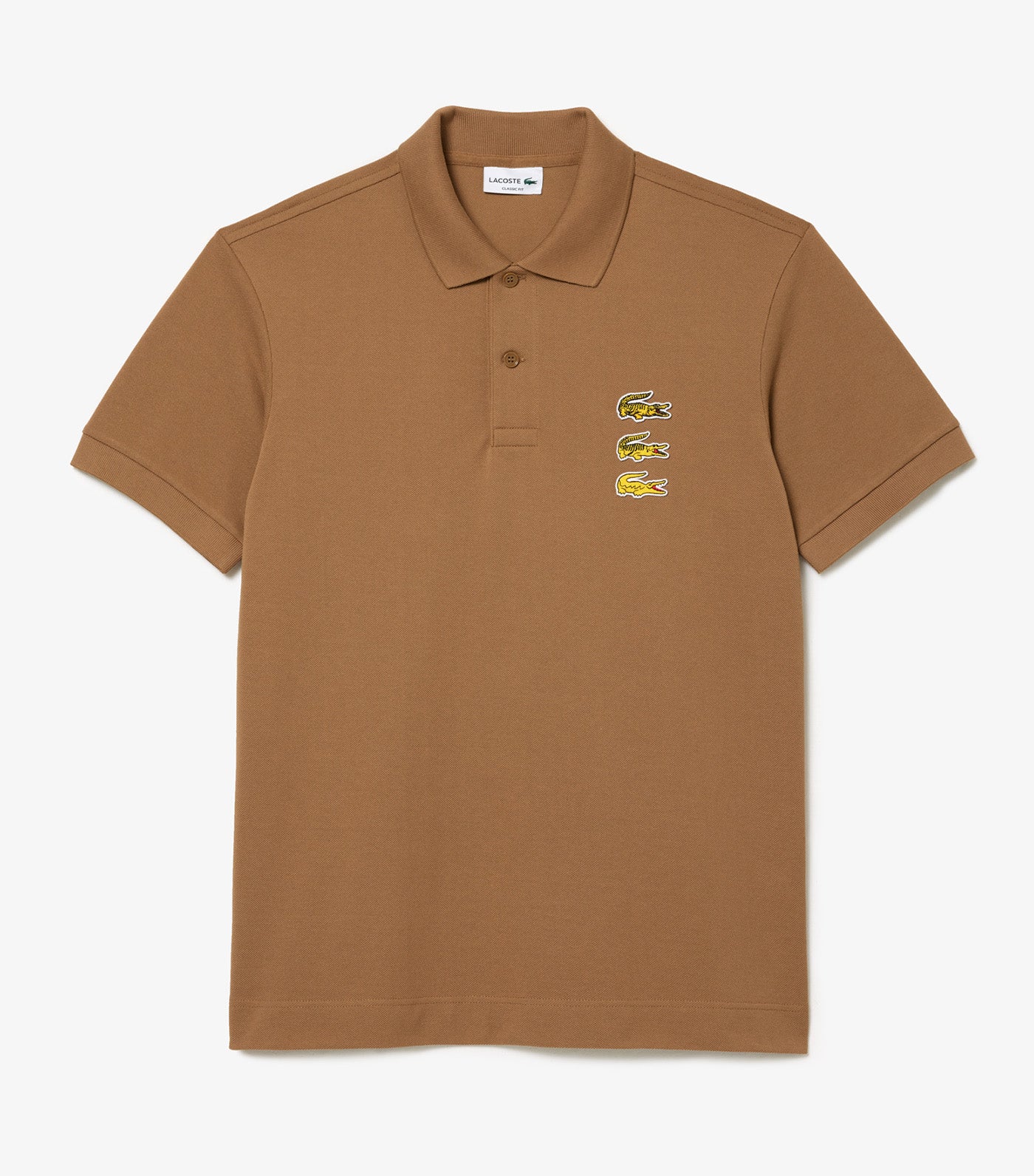 Original L.12.12 Crocodile Badge Polo Shirt Cookie