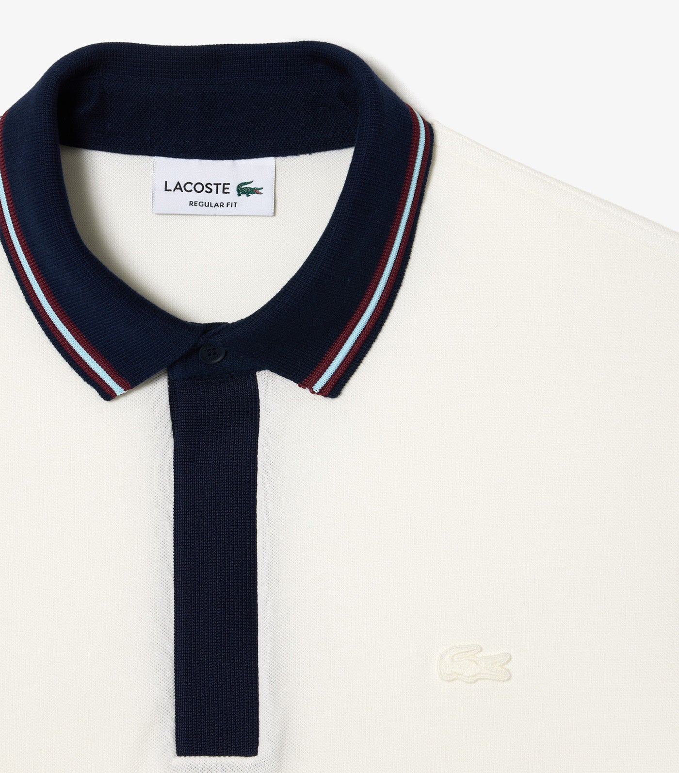Smart Paris Contrast Collar Piqué Polo Shirt Flour