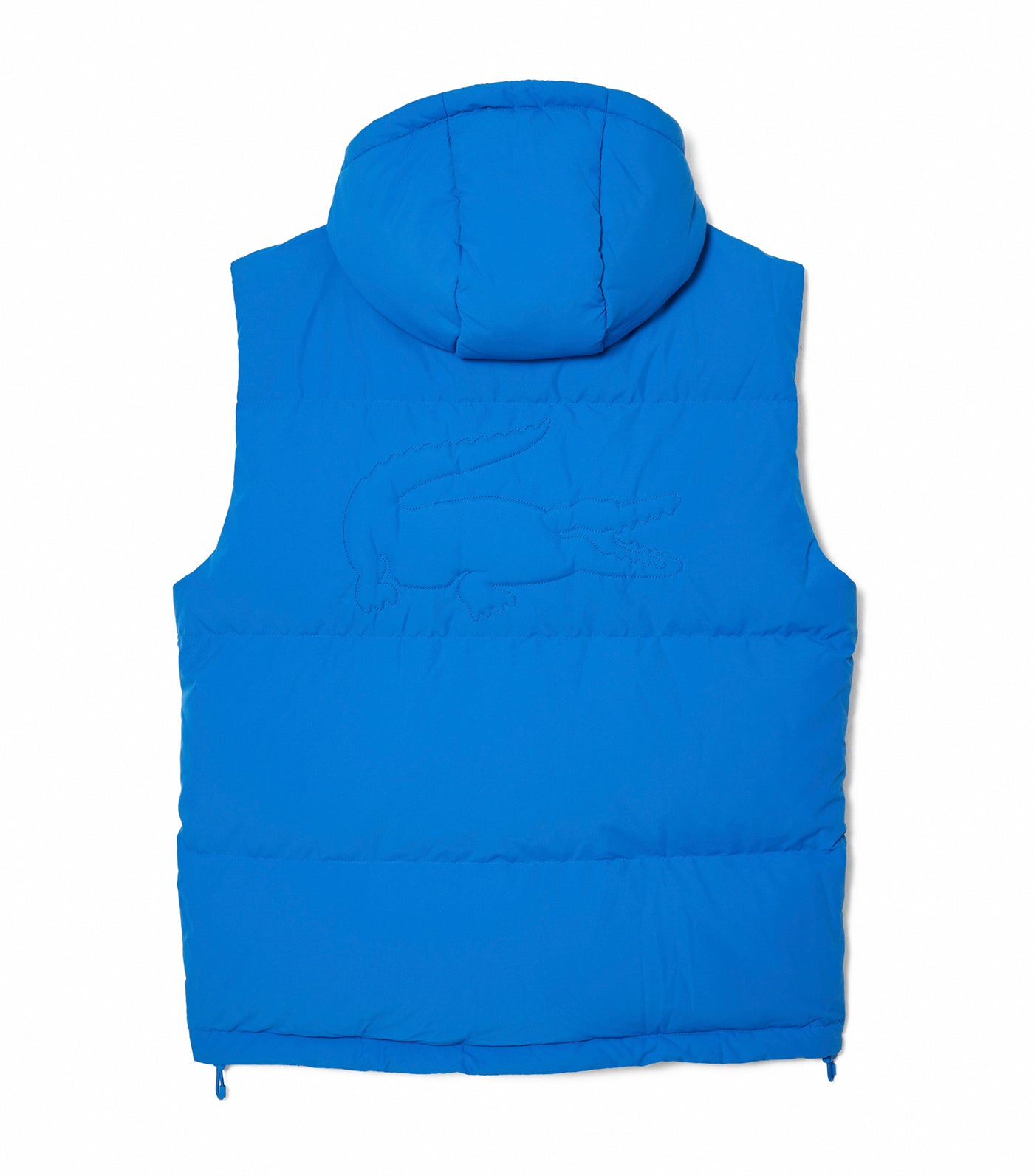 Down Gilet with Quilted Crocodile Hilo