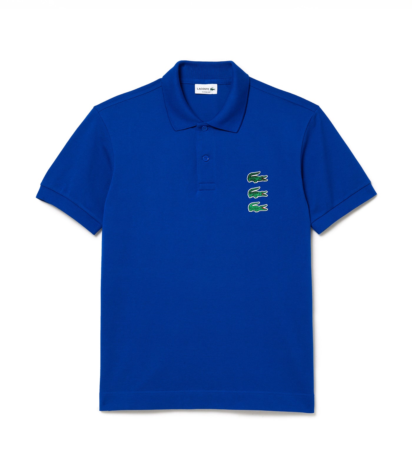 Original L.12.12 Crocodile Badge Polo Shirt Cobalt