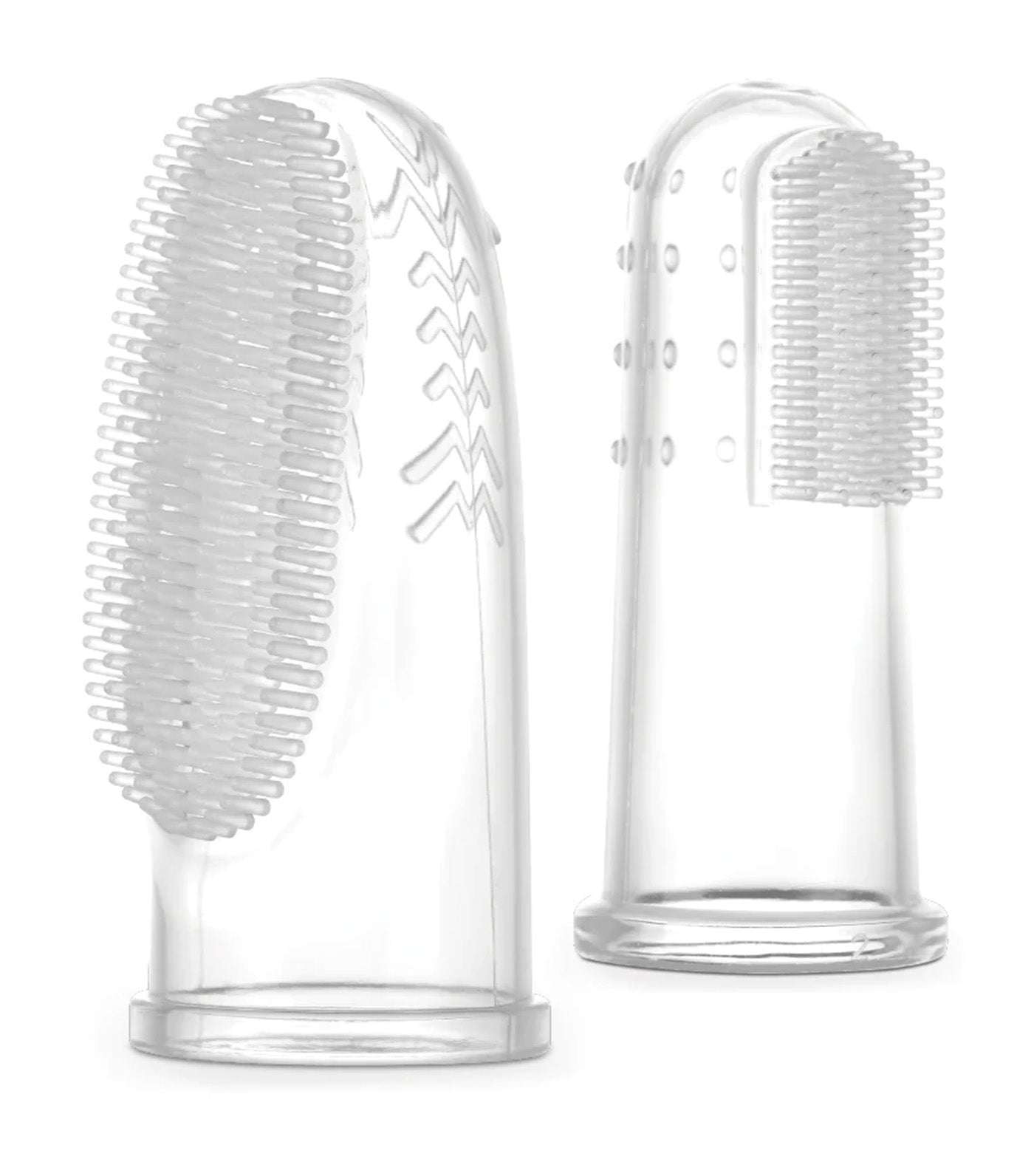 Silicone Finger Toothbrush Set 2pcs (Small and Large)