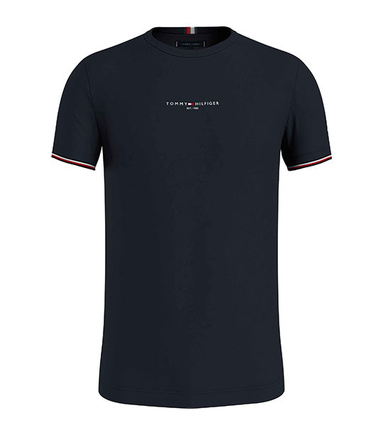 Men's Tommy Logo Tipped T-Shirt Desert Sky