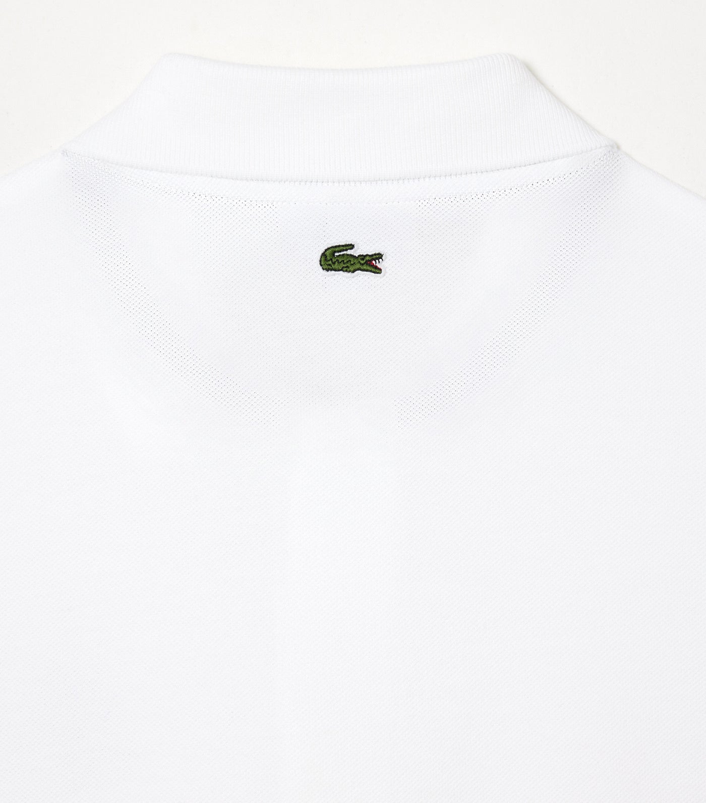 Cotton Piqué L.12.12 Badge Detail Polo Shirt White