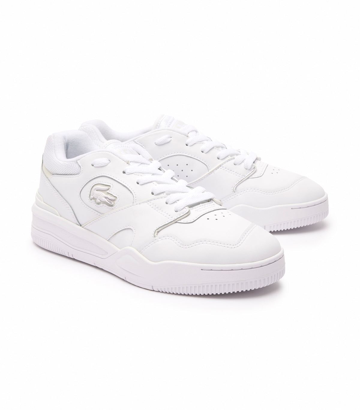 mens white lacoste trainers