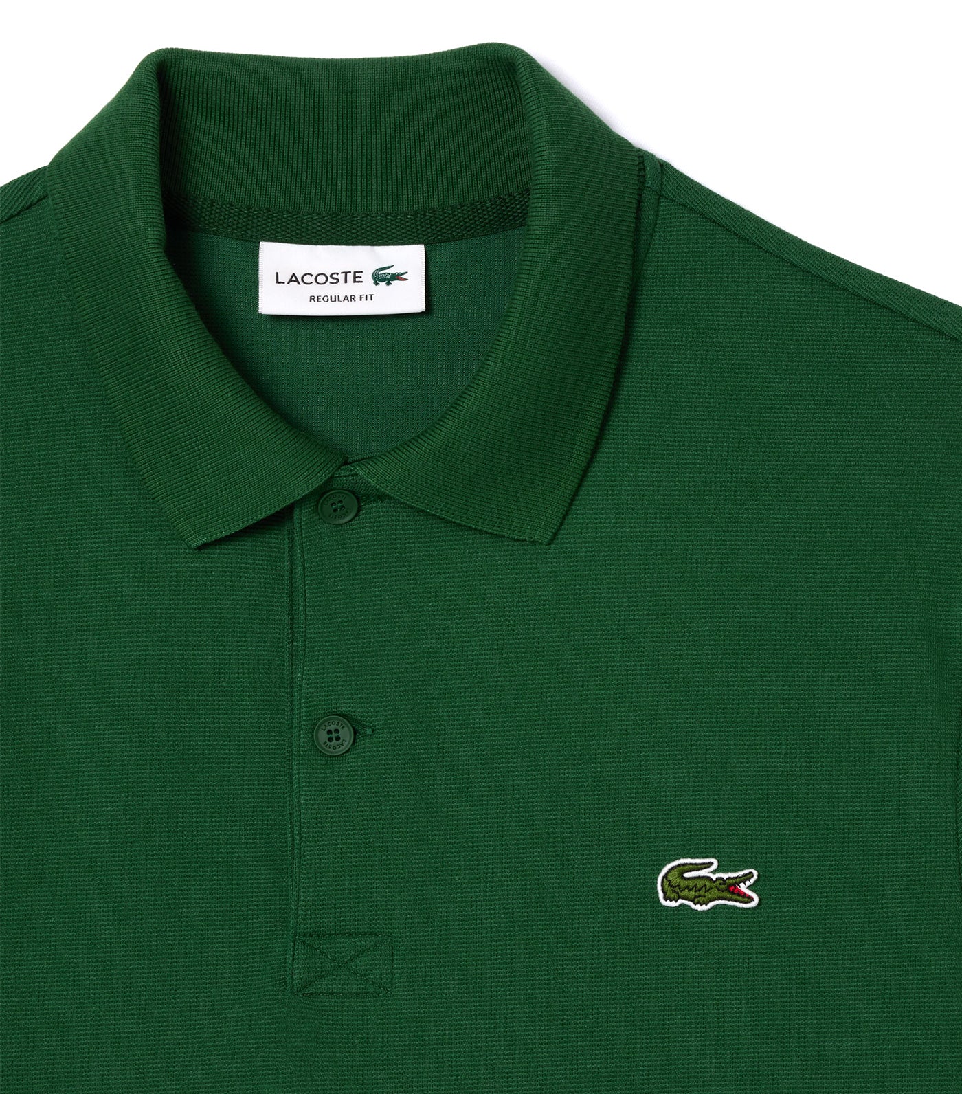 Regular Fit Cotton Polo Shirt Green