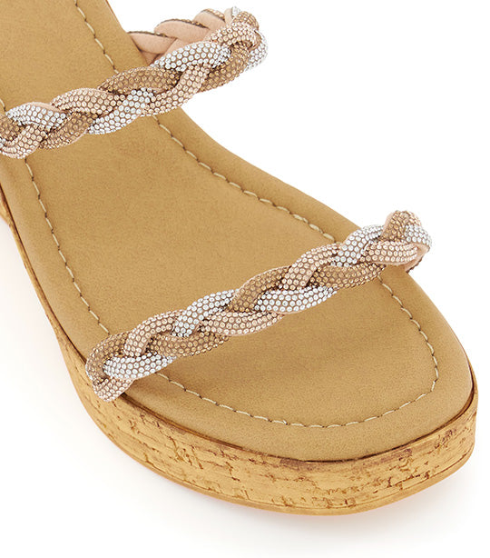 Kiwi Wedge Sandal Multi