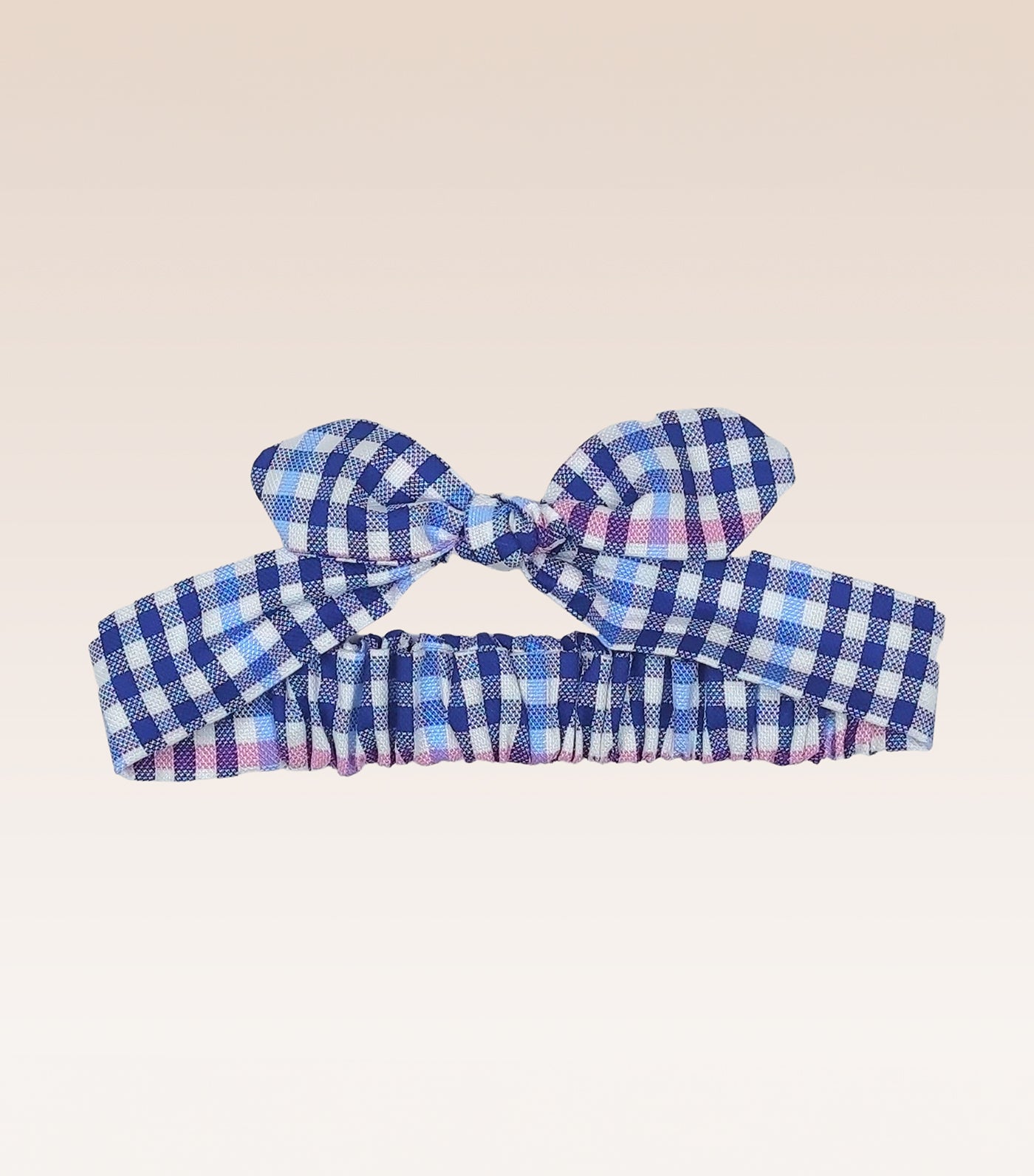 Candice Baby Girls Top and Checkered Shorts Set with Headband
