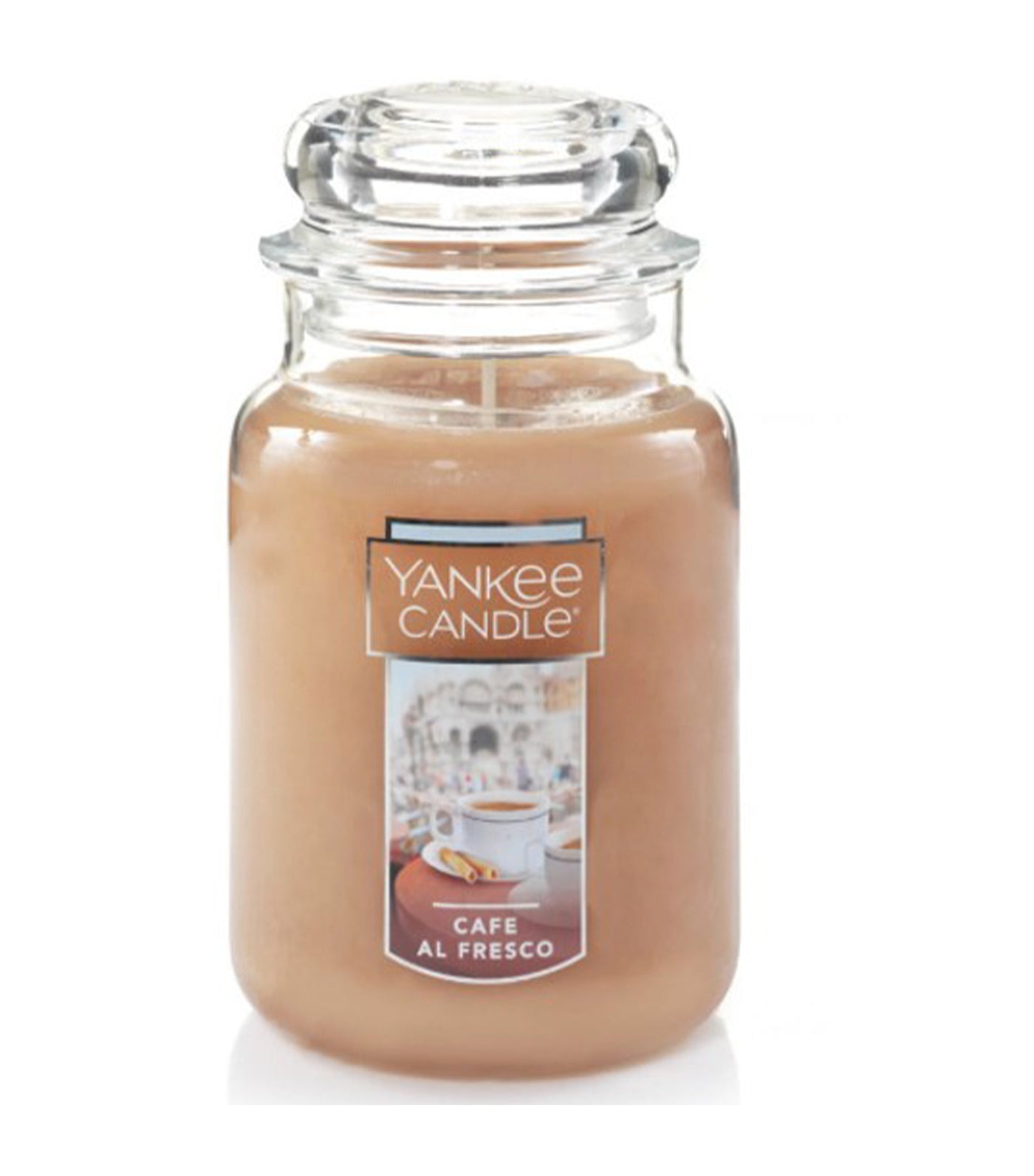 Yankee Candle SIGNATURE MEDIUM JAR AMBER & SANDALWOOD - Candela profumata -  brown/beige 