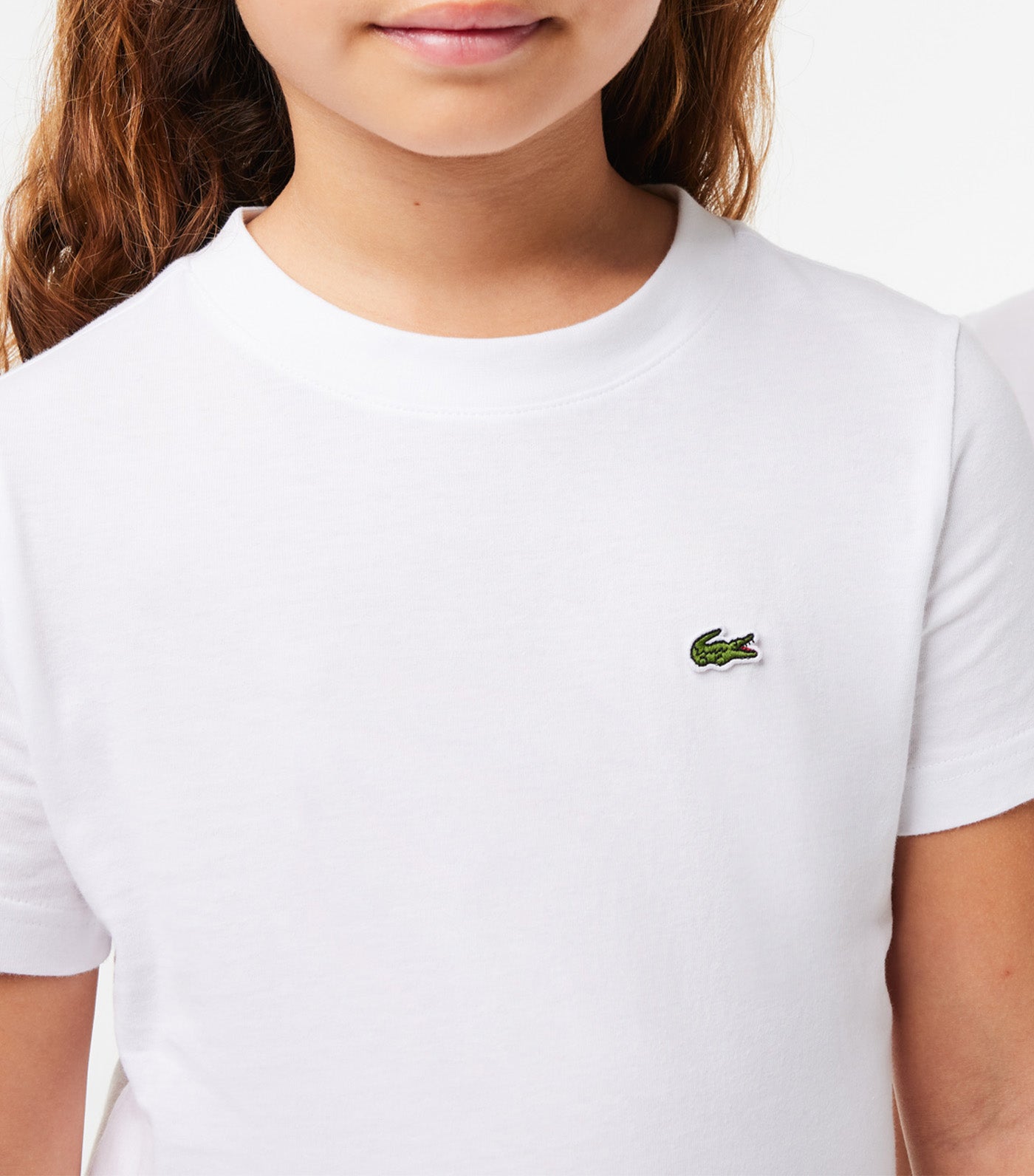 Plain white hotsell lacoste t shirt