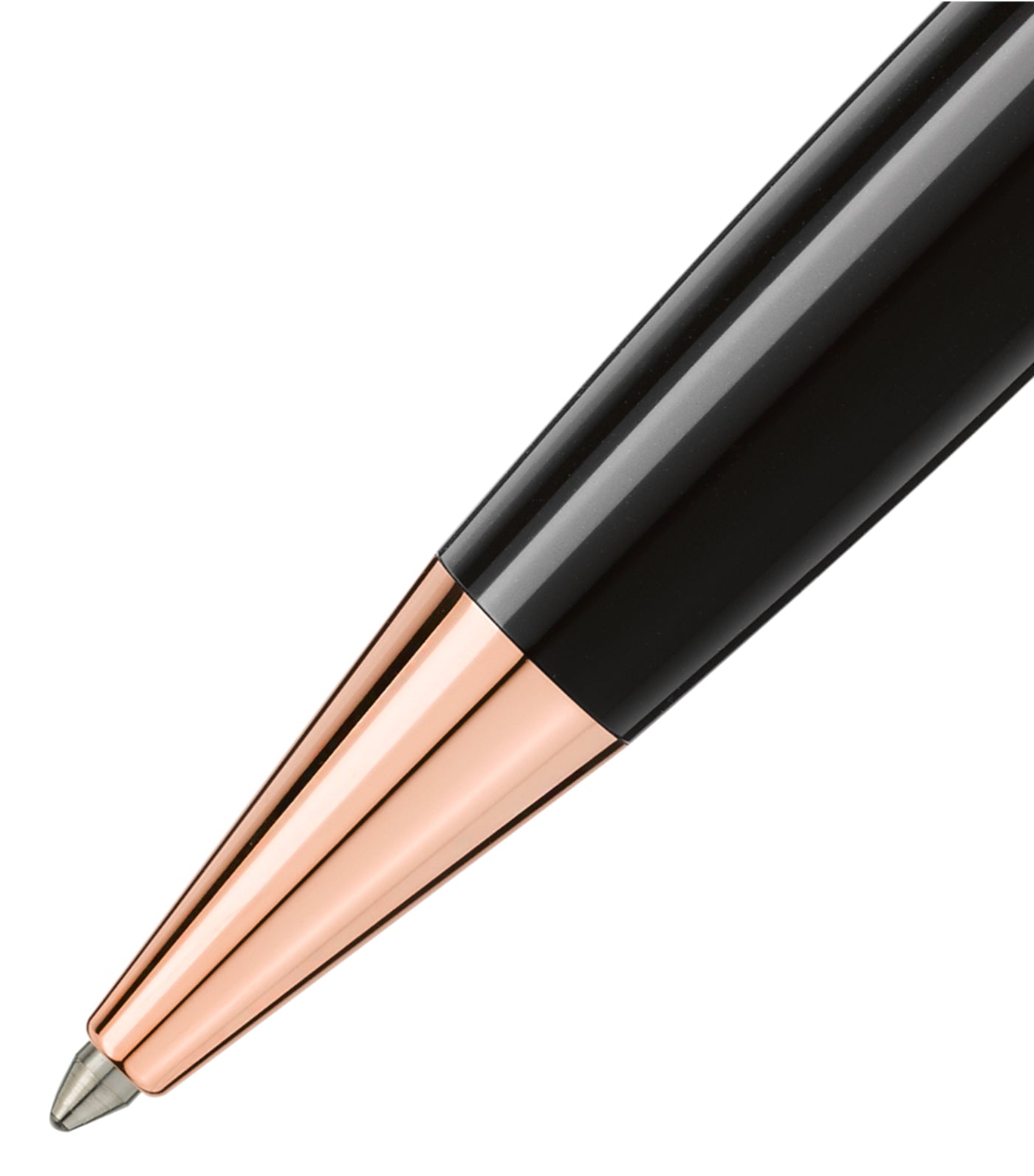 Meisterstück Rose Gold-Coated Classique Ballpoint Pen Black