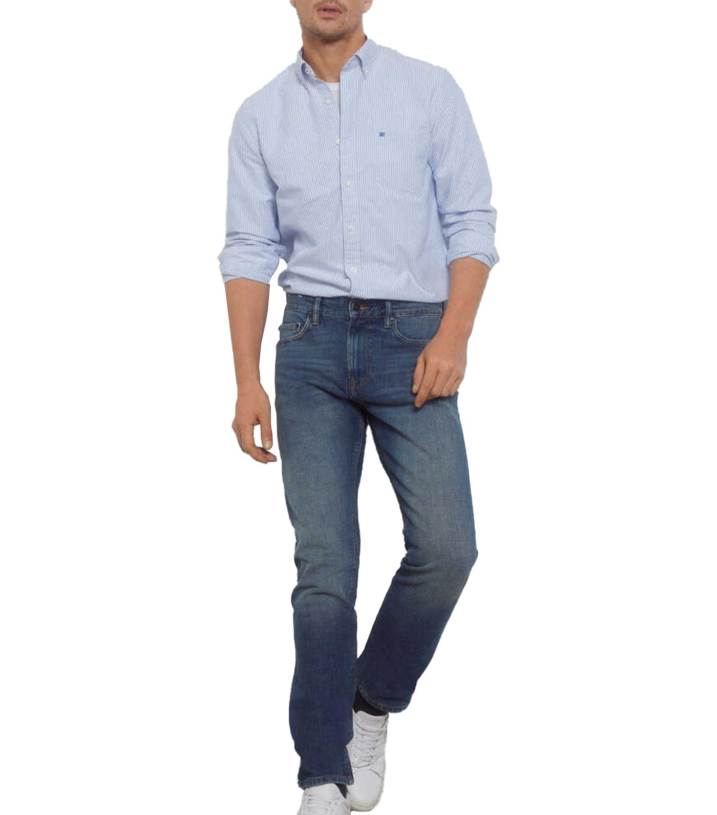 Premium Flex Regular Fit Jeans Medium Blue