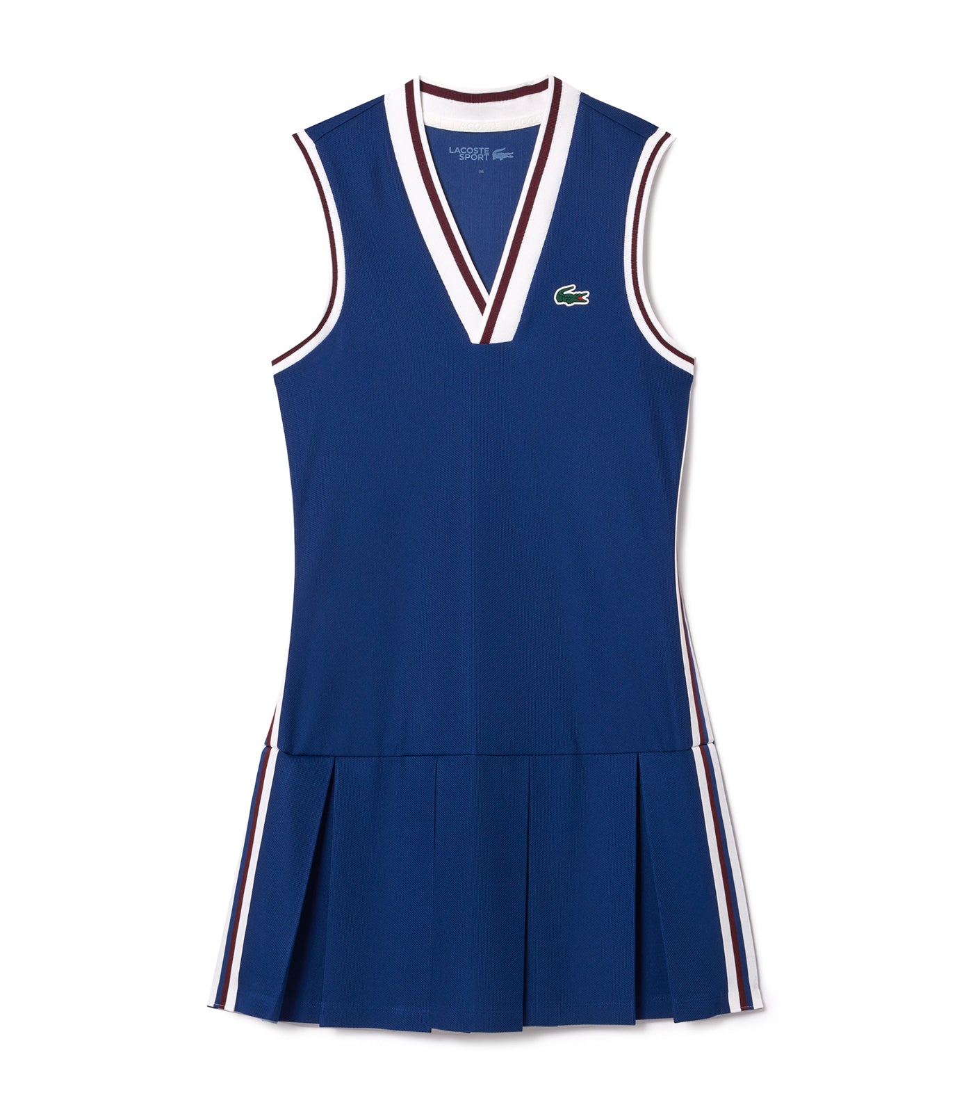 Lacoste Tennis Dress With Removable Pique Shorts Methylene Zin Rustan s