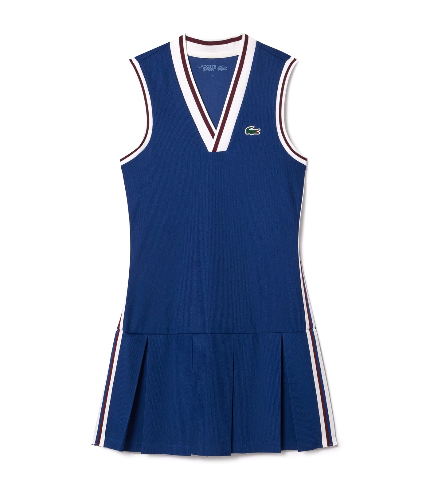 Tennis Dress With Removable Piqué Shorts Methylene/Zin