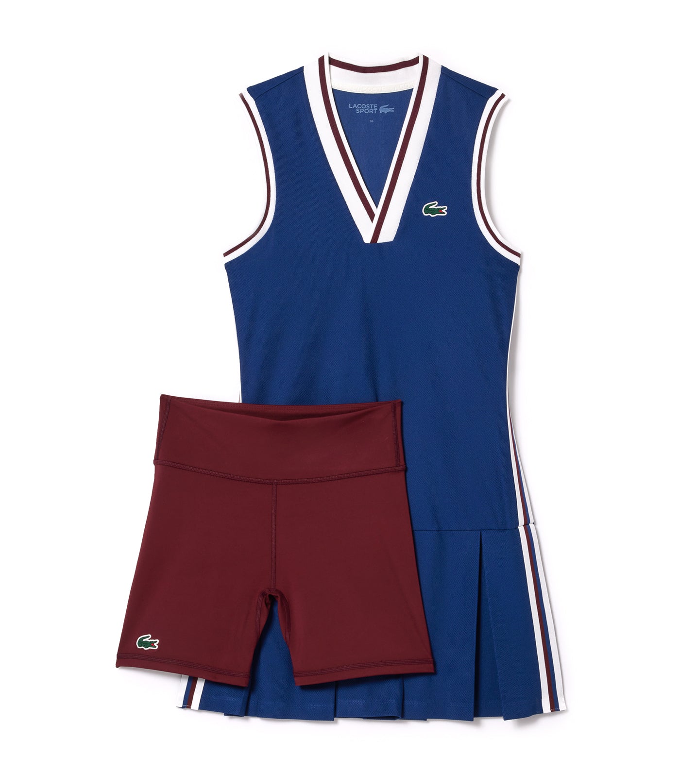 LACOSTE テニスドレス ネイビー Amazon.com: Lacoste Womens Sport Piqué Tennis Dress with