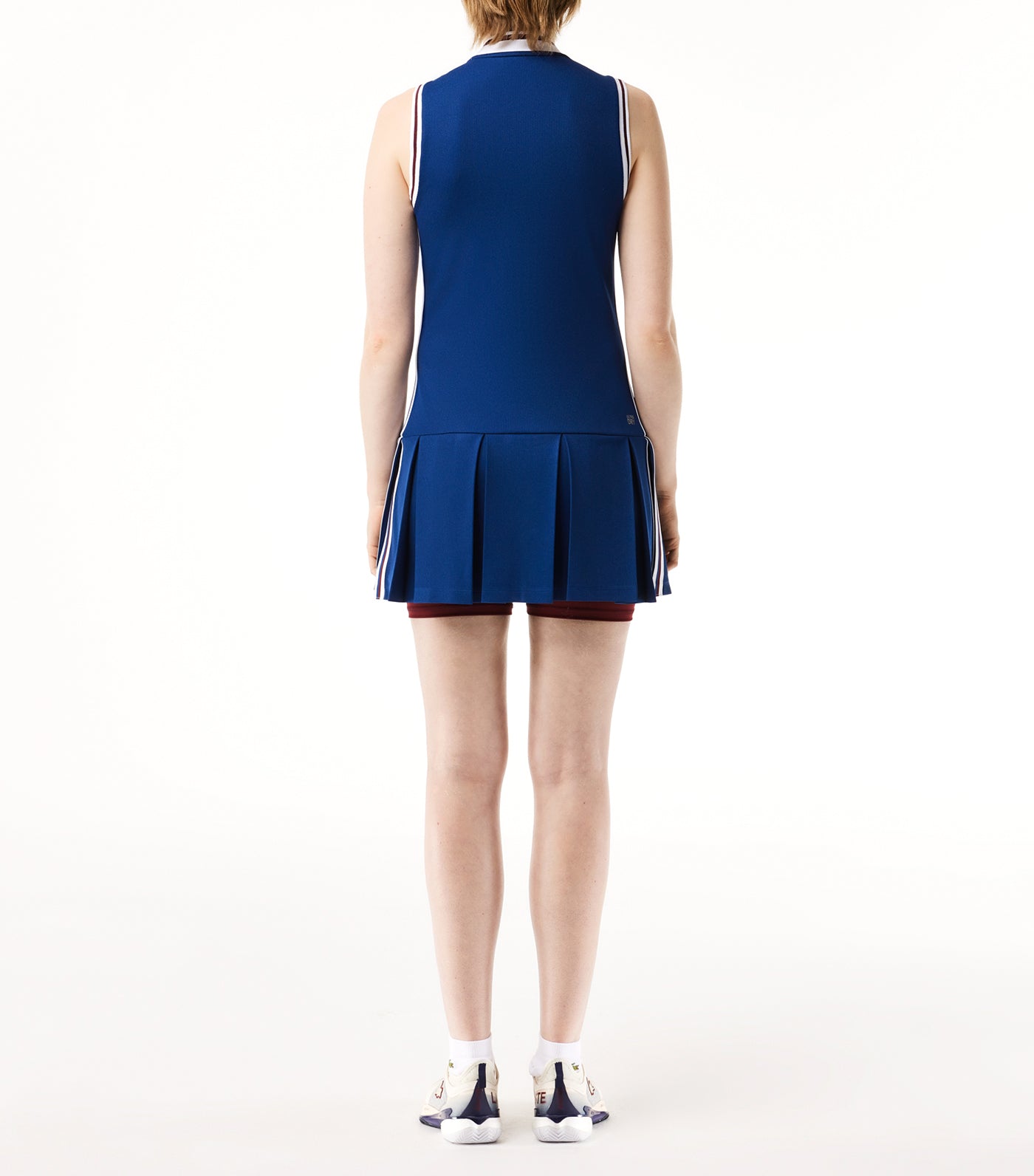Tennis Dress With Removable Piqué Shorts Methylene/Zin